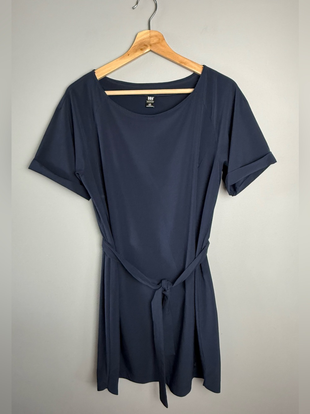 Helly Hansen Navy Short Sleeve Belted Dress